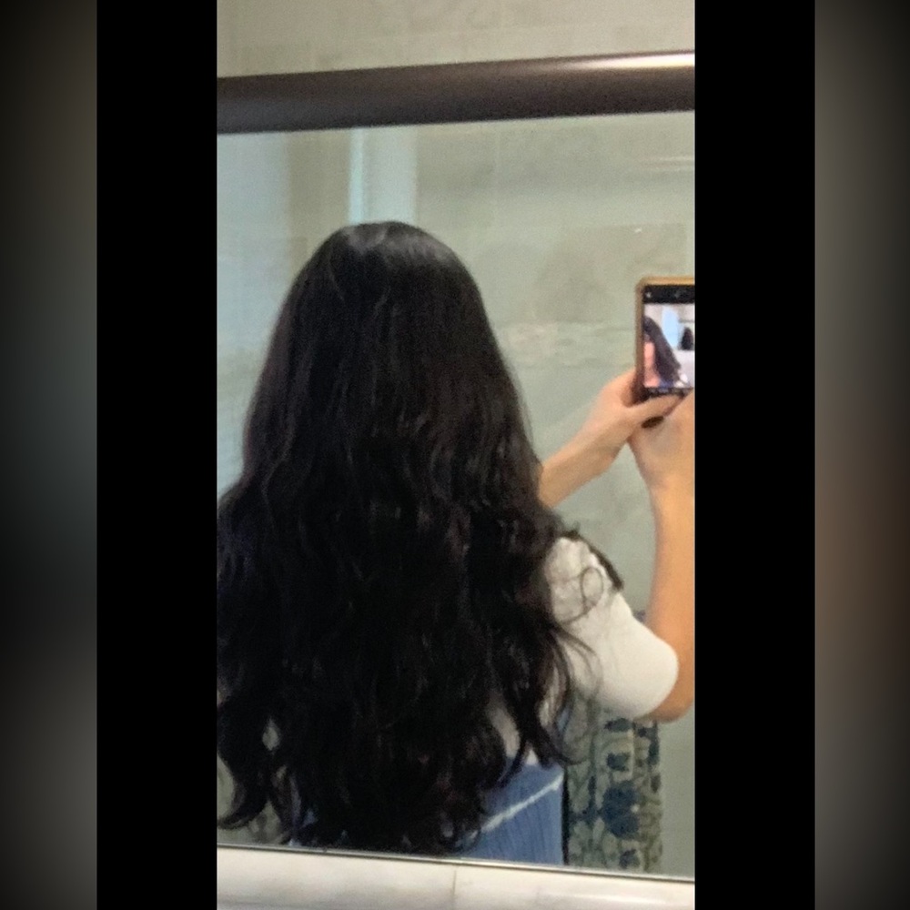 Dark brown silk top wig(Irene)